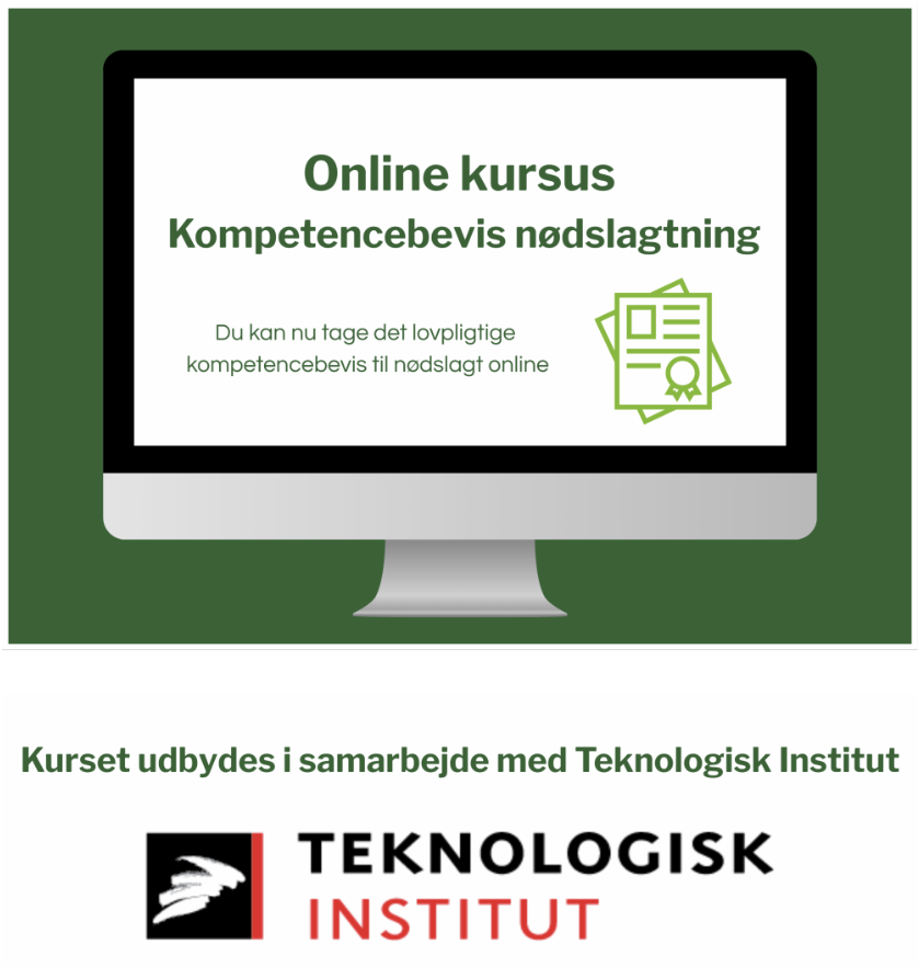 Kursus: Kompetencebevis - nødslagtning til konsum 